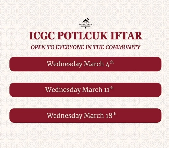 ICGC Potluck Iftar