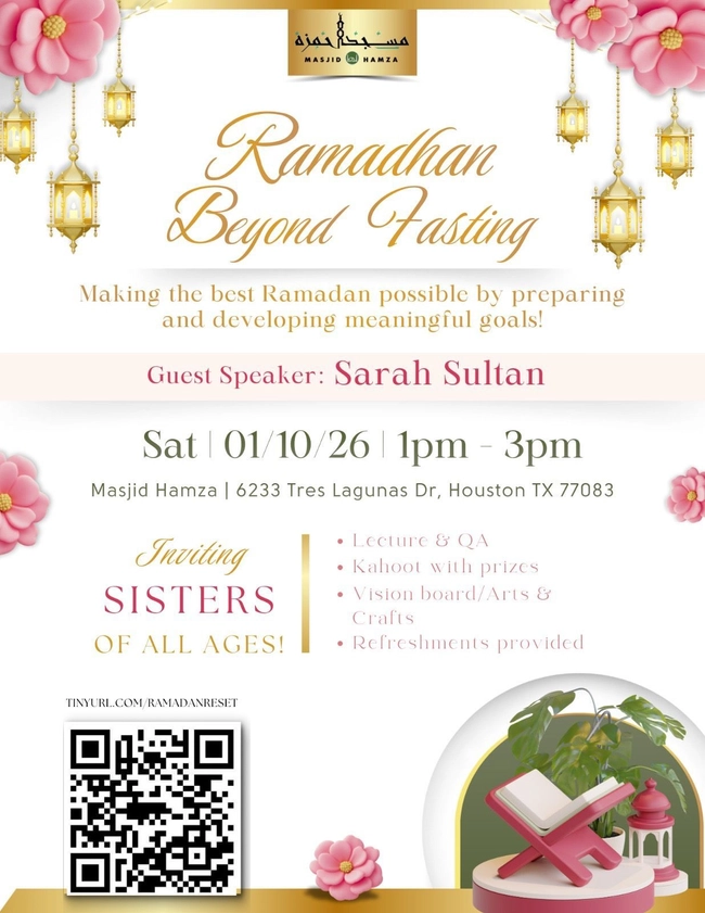 Sisters Ramadan Preparation Program