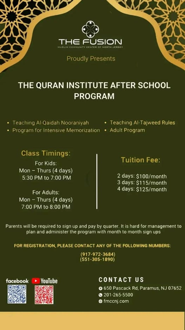  The Quran Institute After School Program