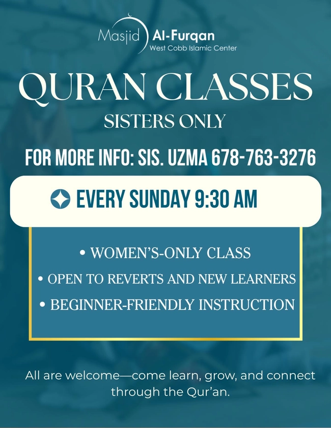 Quran Classes for Women