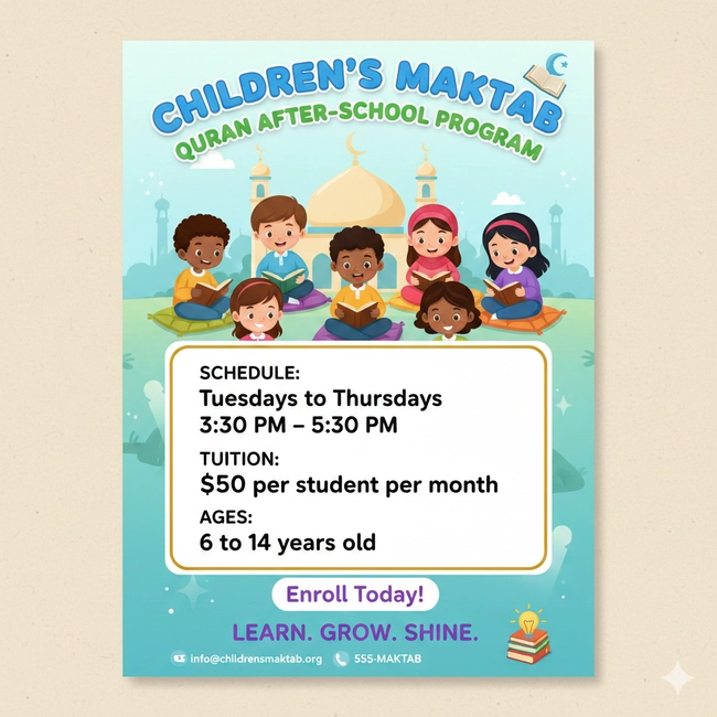 Children’s Maktab program