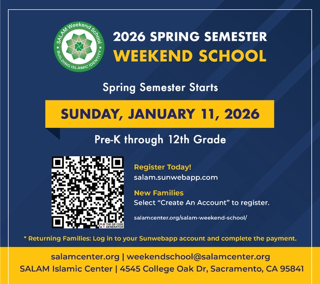  Salam Weekend School