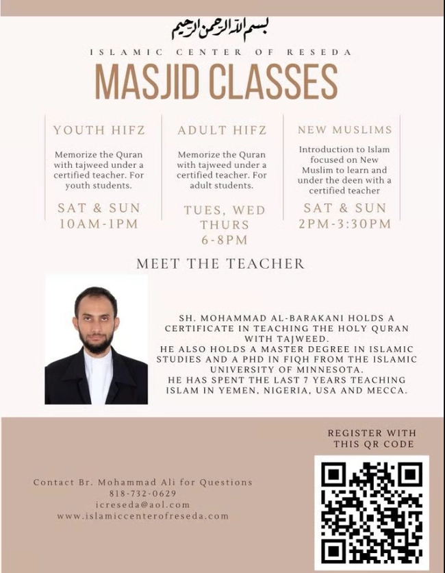 New Muslims Hifz Classes