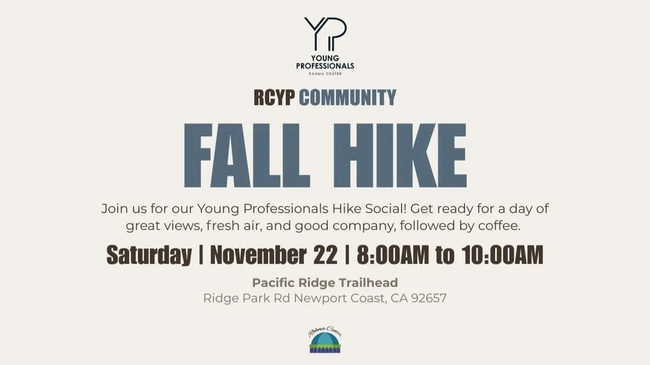 Young Professionals Fall Hike 