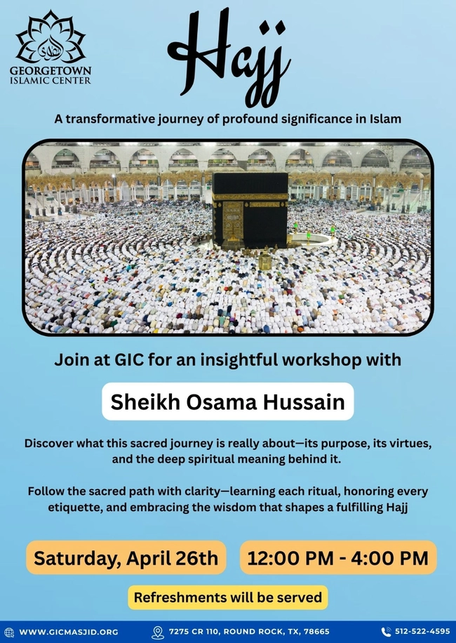 Hajj Workshop