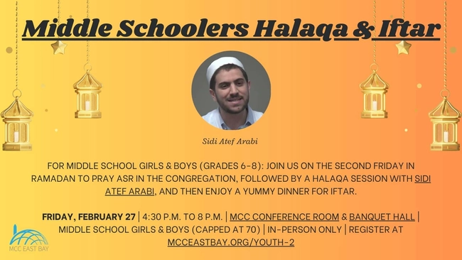Middle School Girls & Boys Halaqa