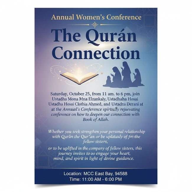 Annual Women's Conference: The Qur'an Connection