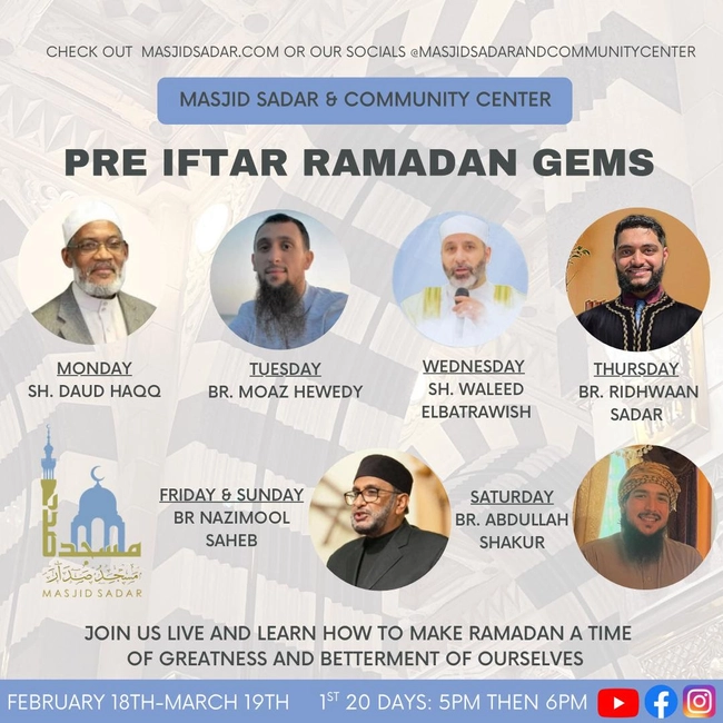 Pre Iftar Ramadan Gems