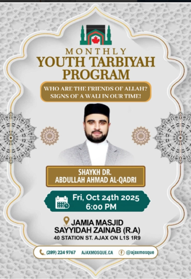 Monthly Youth Tarbiyah Program
