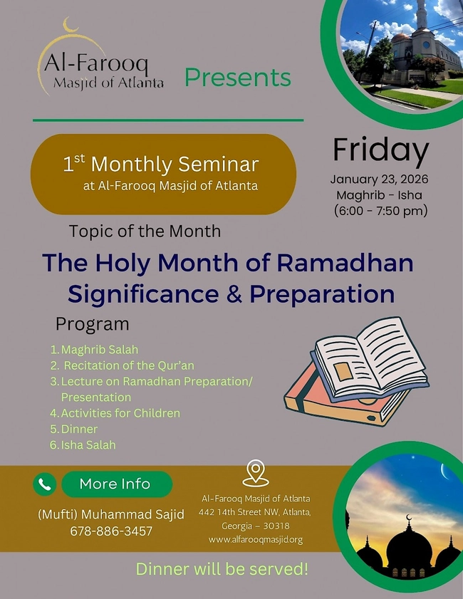 Month of Ramadhan - Significance & Preparation