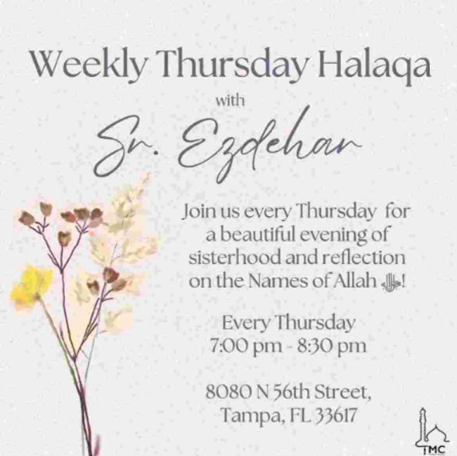 Weekly Sister's Halaqa