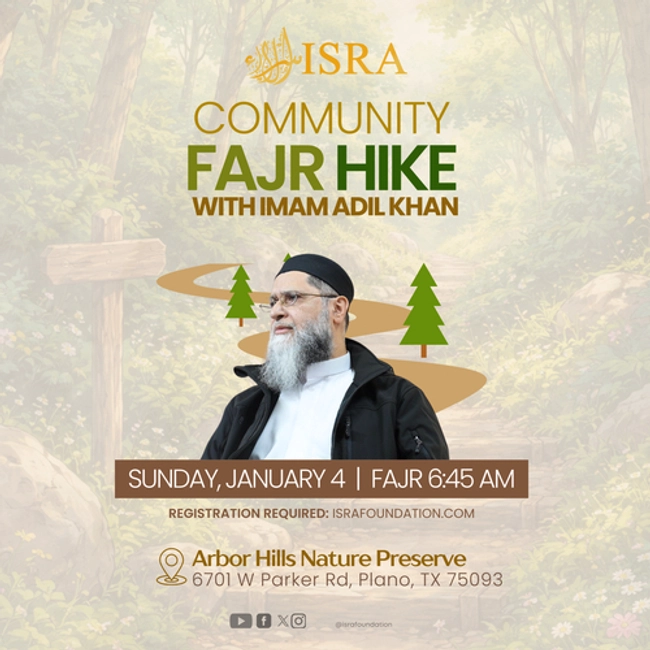 Community Fajr Hike with Imam Adil Khan