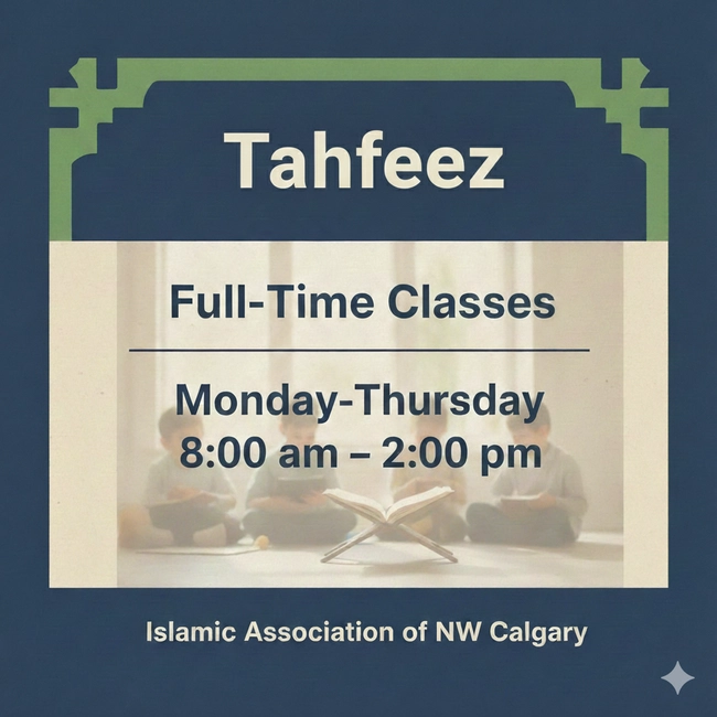 Tahfeez full-time classes