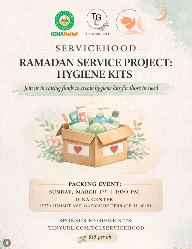 Ramadan Service Project: Hygiene Kits