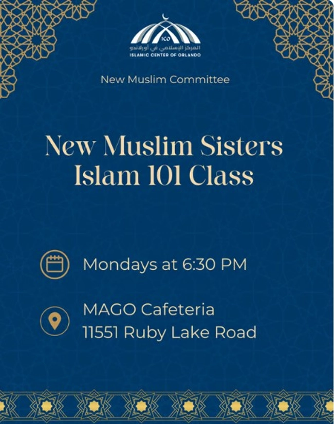New Muslim Sisters Islam 101 Class