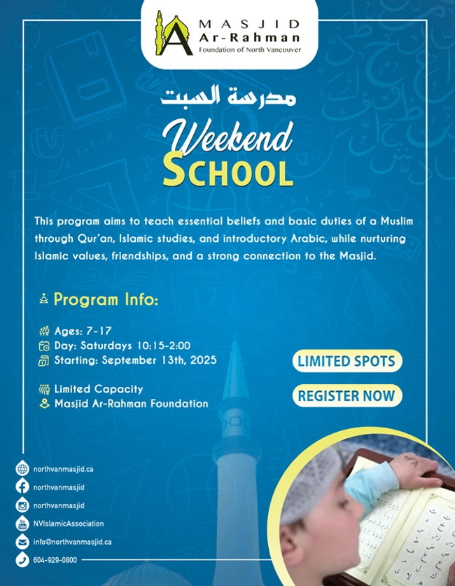 Saturday Weekend Class