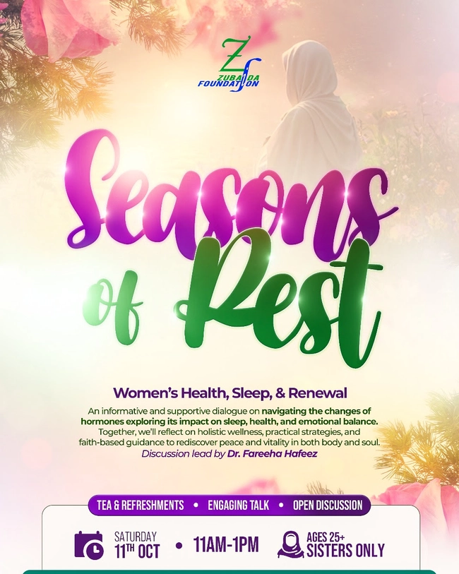 Seasons Of Rest: Sisters Program