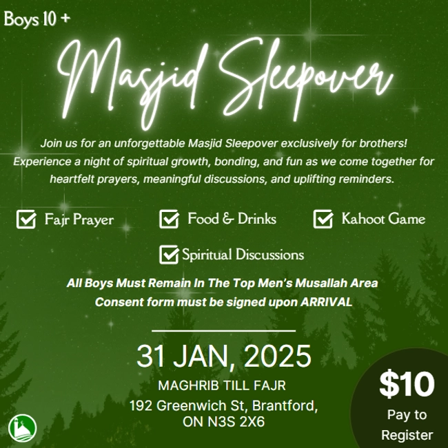 Masjid Sleepover