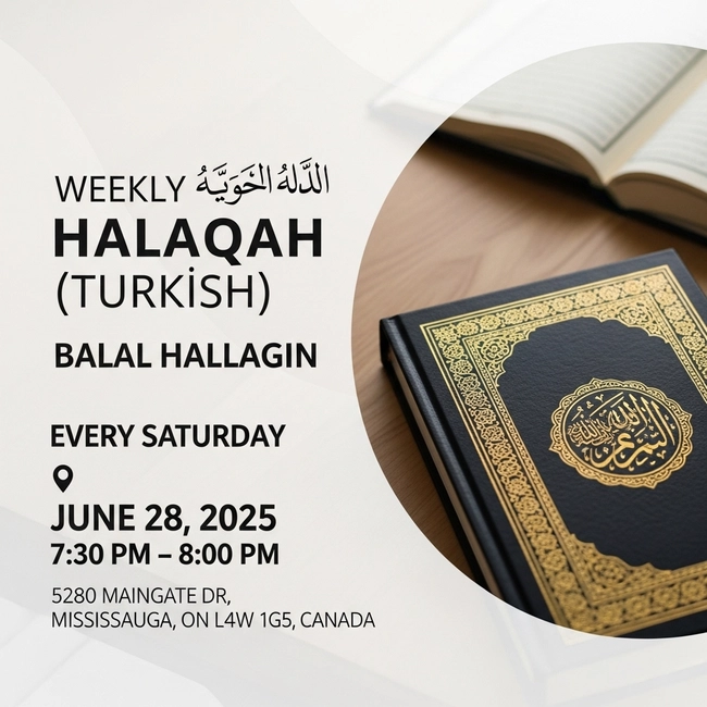 Weekly Halaqah (Turkish)