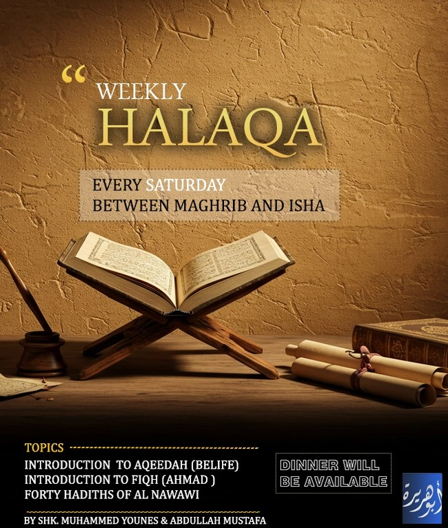 Weekly Halaqa