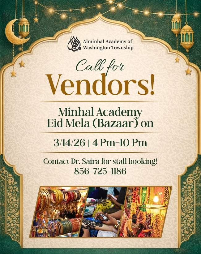 Minhal Academy Eid Mela (Bazaar)