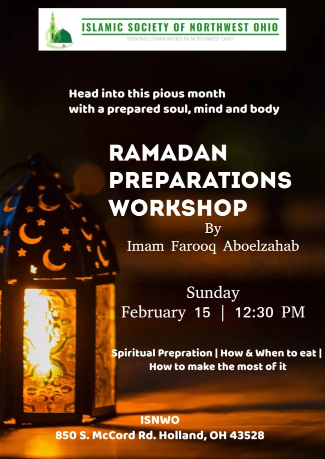 Ramadan Preparations Workshop