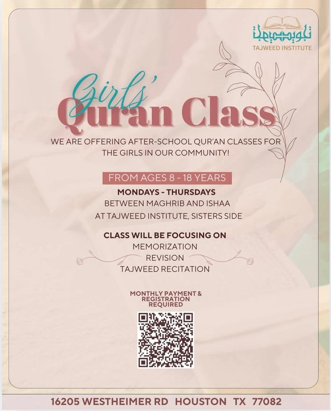 Girls' Qur’an Class
