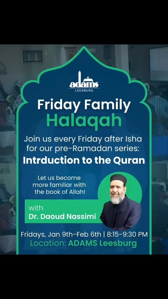 Friday Family Halaqah