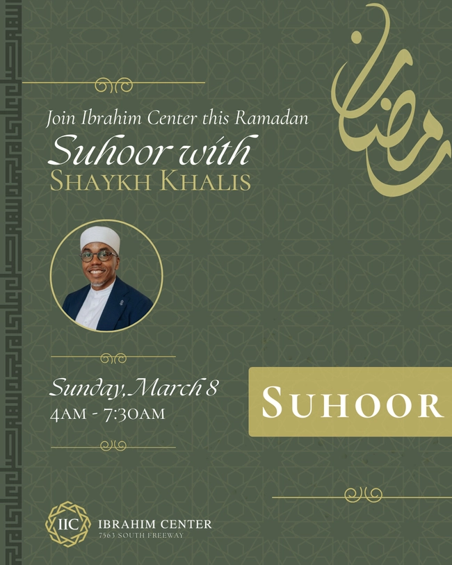 Suhoor with Shaykh Khalis