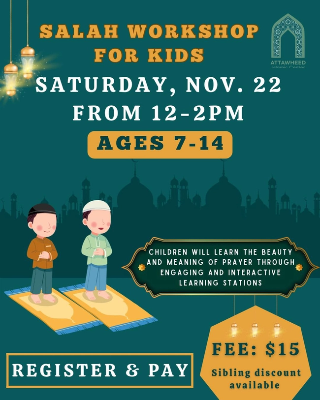 Salah Workshop for Kids