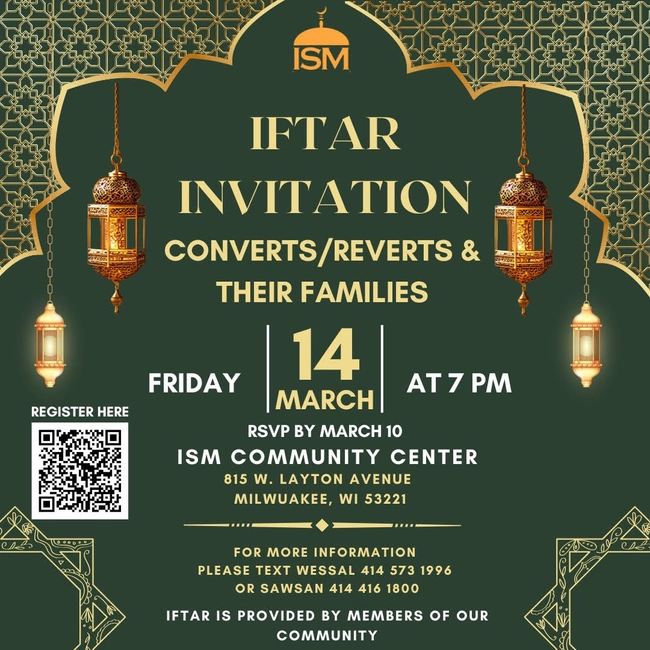 Iftar for Converts Muslims