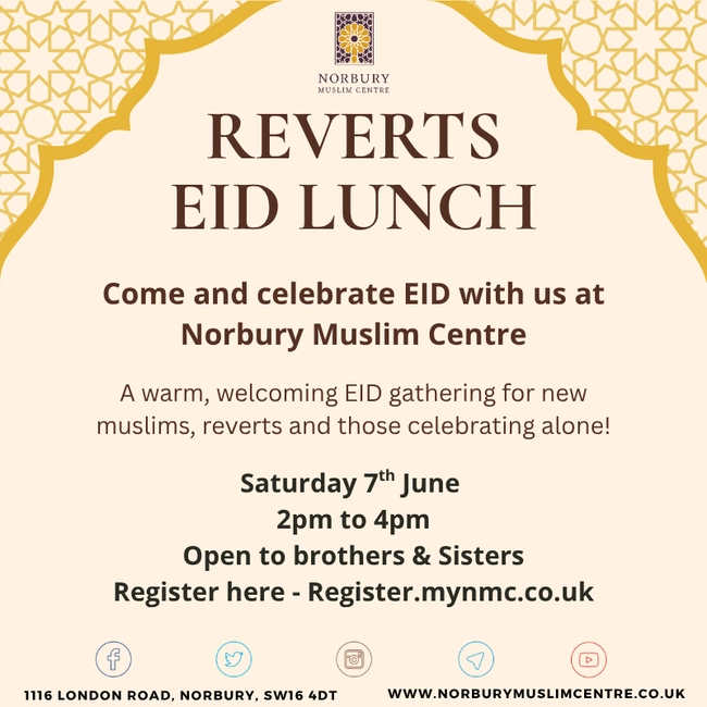 Reverts Eid Lunch