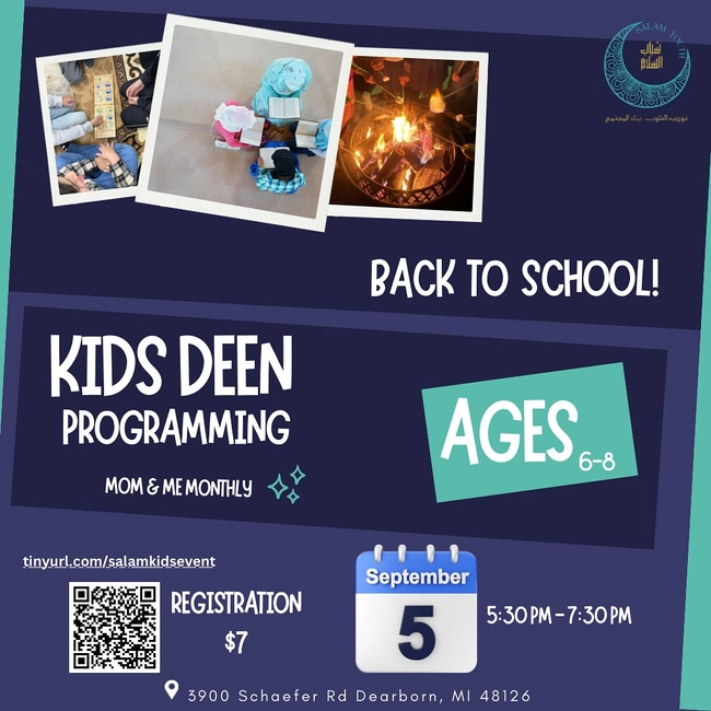 Kids Deen Programming: Back to School