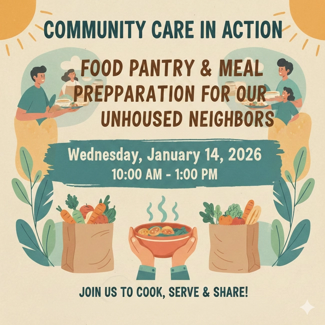 Food Pantry & Meal Preperation for Our Unhoused Neighbors