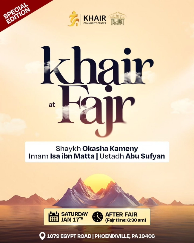 khair at Fajr