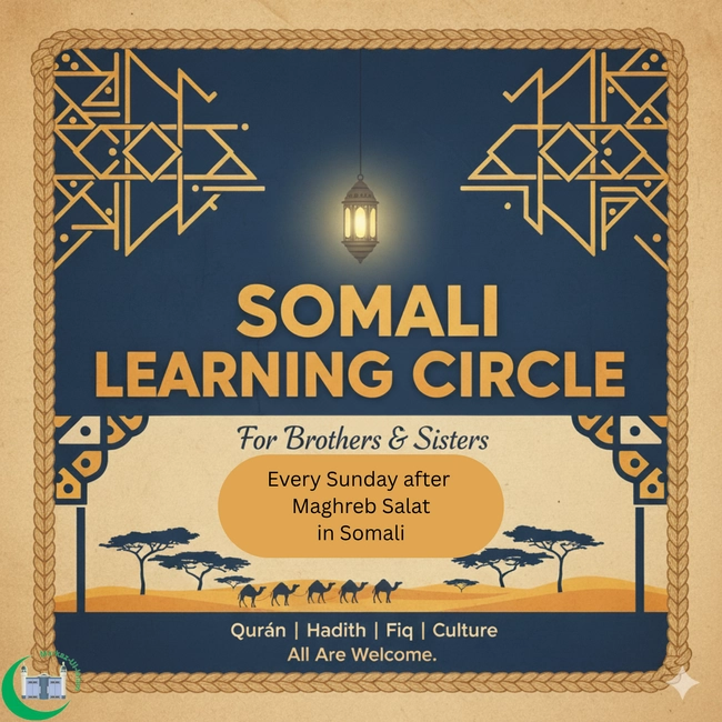 Weekly Learning Circle for Somali Community