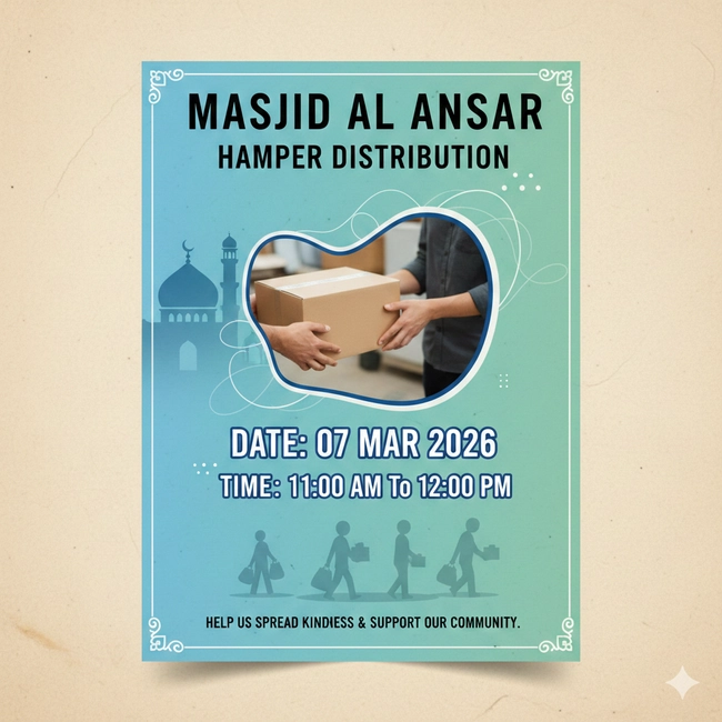 Masjid Al Ansar Hamper Distribution