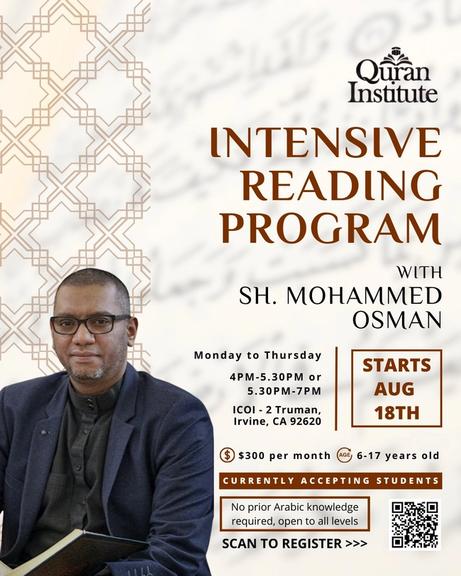 Quran Institute – Intensive Reading Program