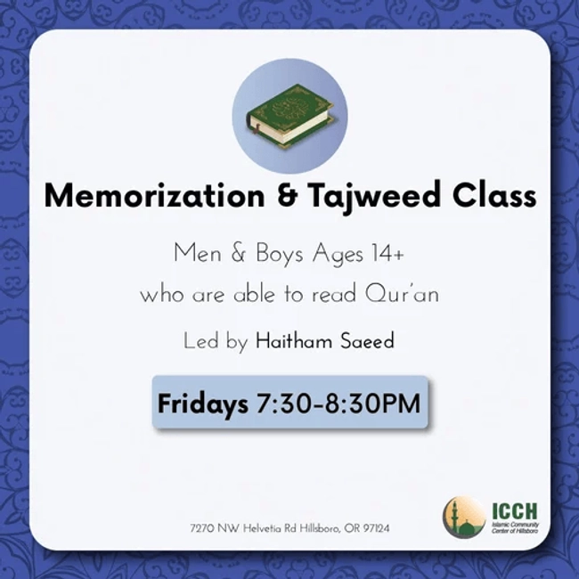 Quran Memorization & Tajweed Class