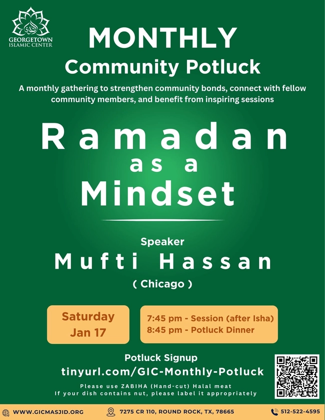 Monthly Community Potluck