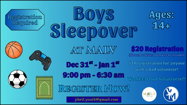 Boys Sleepover at Mosque