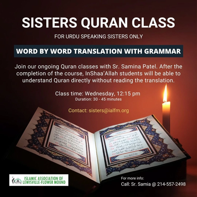 Sisters Quran Class