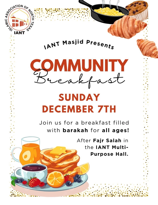 After Fajr Community Breakfast