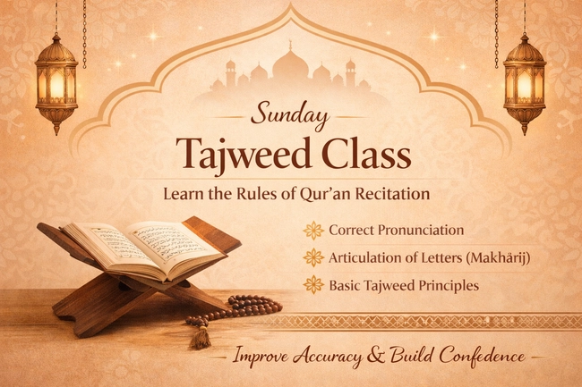 Sunday Tajweed Class