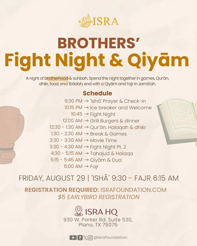 Brothers' Fight Night & Qiyam
