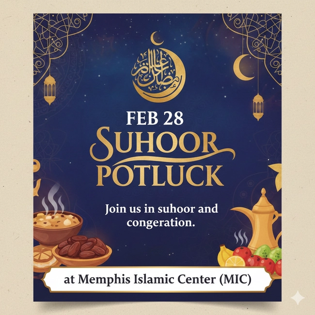 Suhoor Potluck