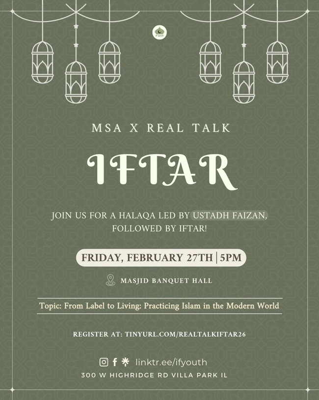 MSA x Real Talk Iftar