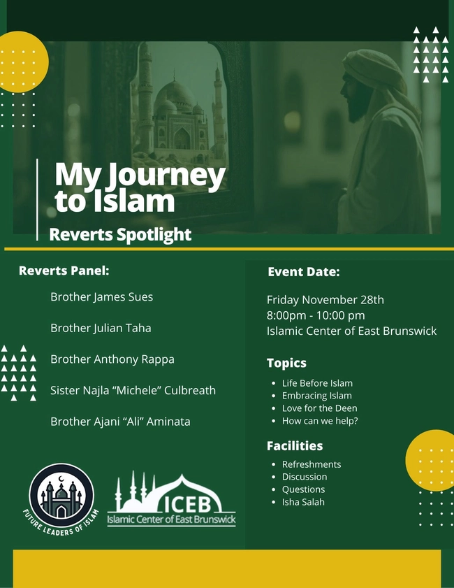 Stories of Faith: A Revert Experience Night