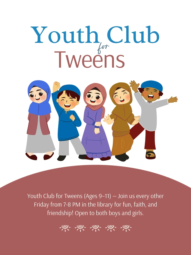 Youth Club for Tweens : Fun Faith and Friendship