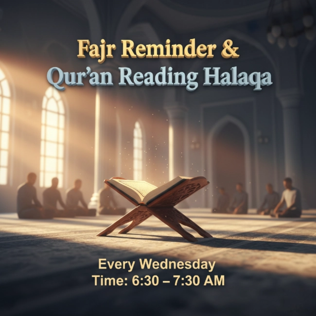 Fajr Reminder & Quran Reading Halaqa